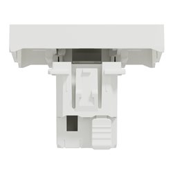 Va-et-vient 10A connexion rapide Unica NU320320 Blanc antibactérien 2 modules mécanisme seul