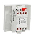 Va-et-vient 10A connexion rapide Unica NU320320 Blanc antibactérien 2 modules mécanisme seul