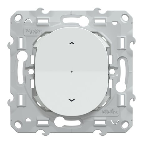 Interrupteur volet-roulant Wiser Ovalis S320567W 4 A zigbee blanc