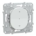 Interrupteur volet-roulant Wiser Ovalis S320567W 4 A zigbee blanc