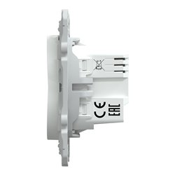 Interrupteur volet-roulant Wiser Ovalis S320567W 4 A zigbee blanc