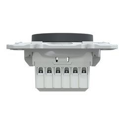 Interrupteur volet-roulant Wiser Ovalis S340567W 4 A zigbee anthracite