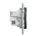 Interrupteur volet-roulant Wiser Ovalis S340567W 4 A zigbee anthracite