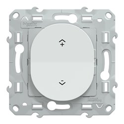 Interrupteur centralisé sans fil Wiser Ovalis S320531 2 ou 4 BP blanc