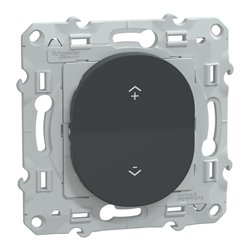 Interrupteur centralisé sans fil Wiser Ovalis S340531 2 ou 4 BP anthracite