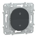 Interrupteur centralisé sans fil Wiser Ovalis S340531 2 ou 4 BP anthracite