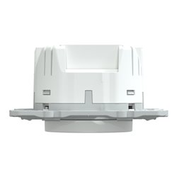 Prise 2P+T conectée Wiser Ovalis S320559 16 A zigbee blanc