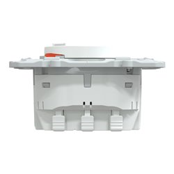 Prise 2P+T conectée Wiser Ovalis S320559 16 A zigbee blanc