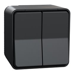 Double va et vient Mureva Styl MUR35022 connexion auto gris