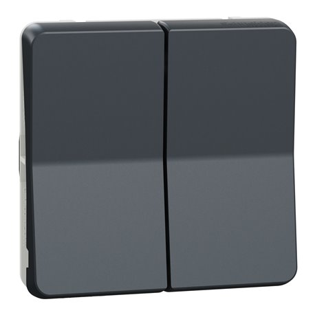 Double va et vient Mureva Styl MUR35019 composable connexion auto gris Double va et vient Mureva Styl MUR35019 composable connexion auto gris