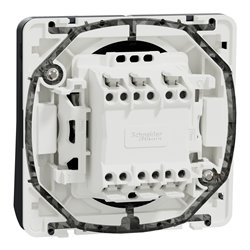 Double va et vient Mureva Styl MUR35019 composable connexion auto gris