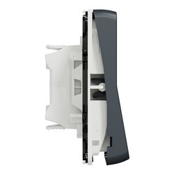 Double va et vient Mureva Styl MUR35019 composable connexion auto gris