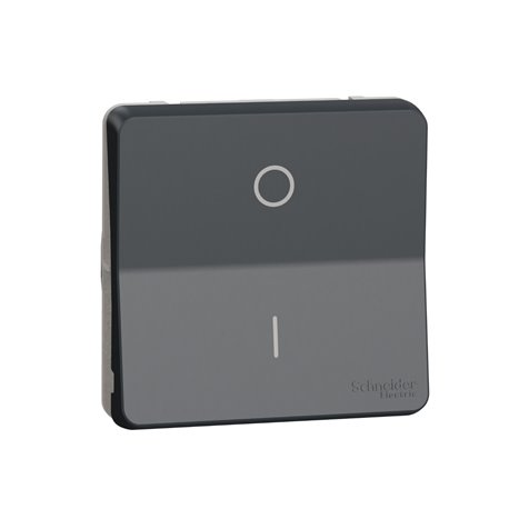 Interrupteur bipolaire Mureva Styl MUR35034 composable connexion auto gris Interrupteur bipolaire Mureva Styl MUR35034 composable connexion auto gris