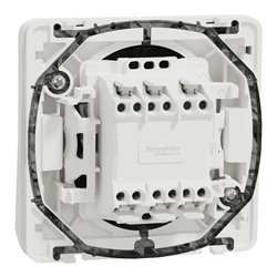 Double va et vient Mureva Styl MUR39022 composable blanc