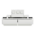 Double va et vient Mureva Styl MUR39022 composable blanc
