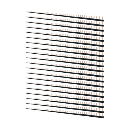 Jeu de 20 Peignes horizontal bleus et noirs 1 m 56 modules réversibles