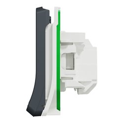 Prise de courant 2P+T Mureva Styl MUR36133 gris connexion auto, composable
