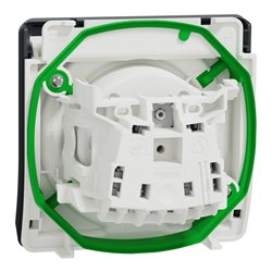 Prise de courant 2P+T Mureva Styl MUR36133 gris connexion auto, composable