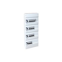 Tableau électrique 4 rangées 52 modules pour logement T6