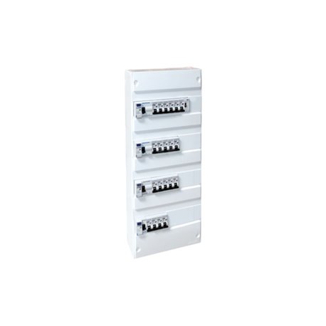 Tableau électrique 4 rangées 52 modules pour logement T6