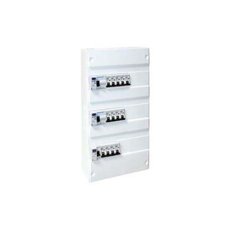 Tableau électrique 3 rangées 39 modules pour logement T3