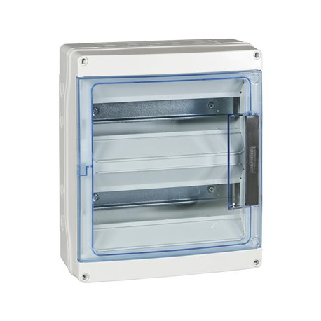 Coffret étanche Avec plastrons 12 modules 2 rangées