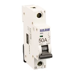 Lot de 12 Disjoncteurs Unipolaire 1 module 50A