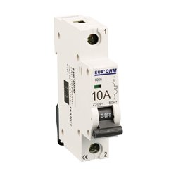 Lot de 12 Disjoncteurs Unipolaire 1 module 10A