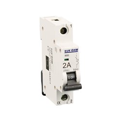 Lot de 12 Disjoncteurs Unipolaire 1 module 2A