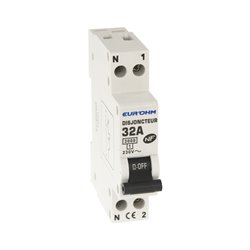 Lot de 12 Disjoncteurs Courbe D 1 module 32A