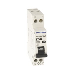 Lot de 12 Disjoncteurs Courbe D 1 module 25A