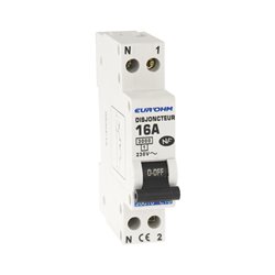 Lot de 12 Disjoncteurs Courbe D 1 module 16A