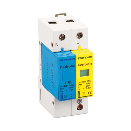 Parafoudre 1P+N 2 modules