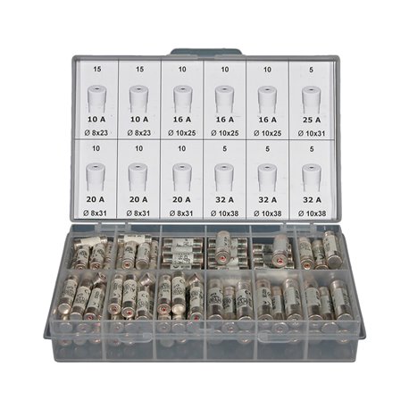 Lot de 100 Fusibles domestique Sans percuteur