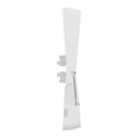 Enjoliveur porte étiquette lumineux Mureva Styl MUR39203 Blanc 
