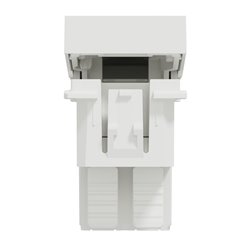 Permutateur 10A 250Vca Unica NU310518 Blanc 1 module mécanisme seul