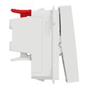 Permutateur 10A 250Vca Unica NU310518 Blanc 1 module mécanisme seul
