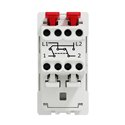 Permutateur 10A 250Vca Unica NU310518 Blanc 1 module mécanisme seul