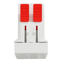 Permutateur 10A 250Vca Unica NU310520 Blanc antibactérien 1 module mécanisme seul