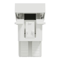 Permutateur 10A 250Vca Unica NU310520 Blanc antibactérien 1 module mécanisme seul