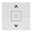 Interrupteur volet-roulant 3 touches 6A Unica NU320818 Blanc 2 modules mécanisme seul