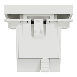 Interrupteur volet-roulant 3 touches 6A Unica NU320818 Blanc 2 modules mécanisme seul