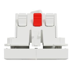 Double va-et-vient 10A connexion rapide Unica NU321318F Blanc 2 modules mécanisme seul