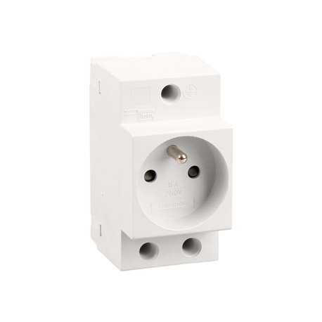 Prise de courant Modulaire 2P + T