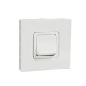 Interrupteur bipolaire 20A Unica NU322518 Blanc 2 modules mécanisme seul