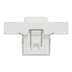 Interrupteur bipolaire 20A Unica NU322518 Blanc 2 modules mécanisme seul