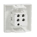 Interrupteur bipolaire 20A Unica NU322518 Blanc 2 modules mécanisme seul