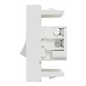 Interrupteur bipolaire 20A Unica NU322518 Blanc 2 modules mécanisme seul