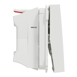 Commande volet-roulant double poussoir + STOP Unica NU323718 Blanc 2 modules mécanisme seul