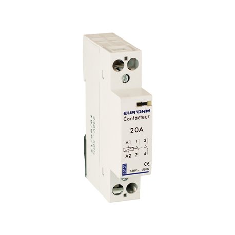 Contacteur Standard 20A 2P 2F 1 module